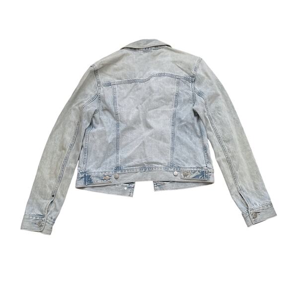GAP 1969 Light Wash Sun Bleached Retro Denim Blue Jean Jacket Size Small - Picture 4 of 4